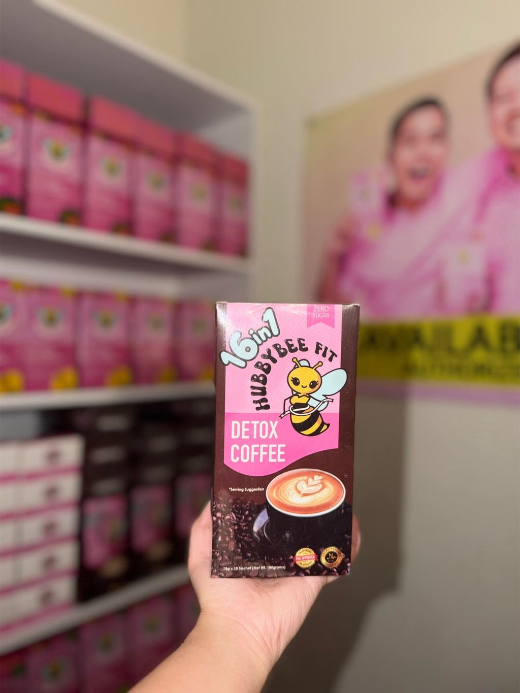 Hubbybee Fit 16-in-1 Wellness Coffee Mix - 18g x 10 Sachet