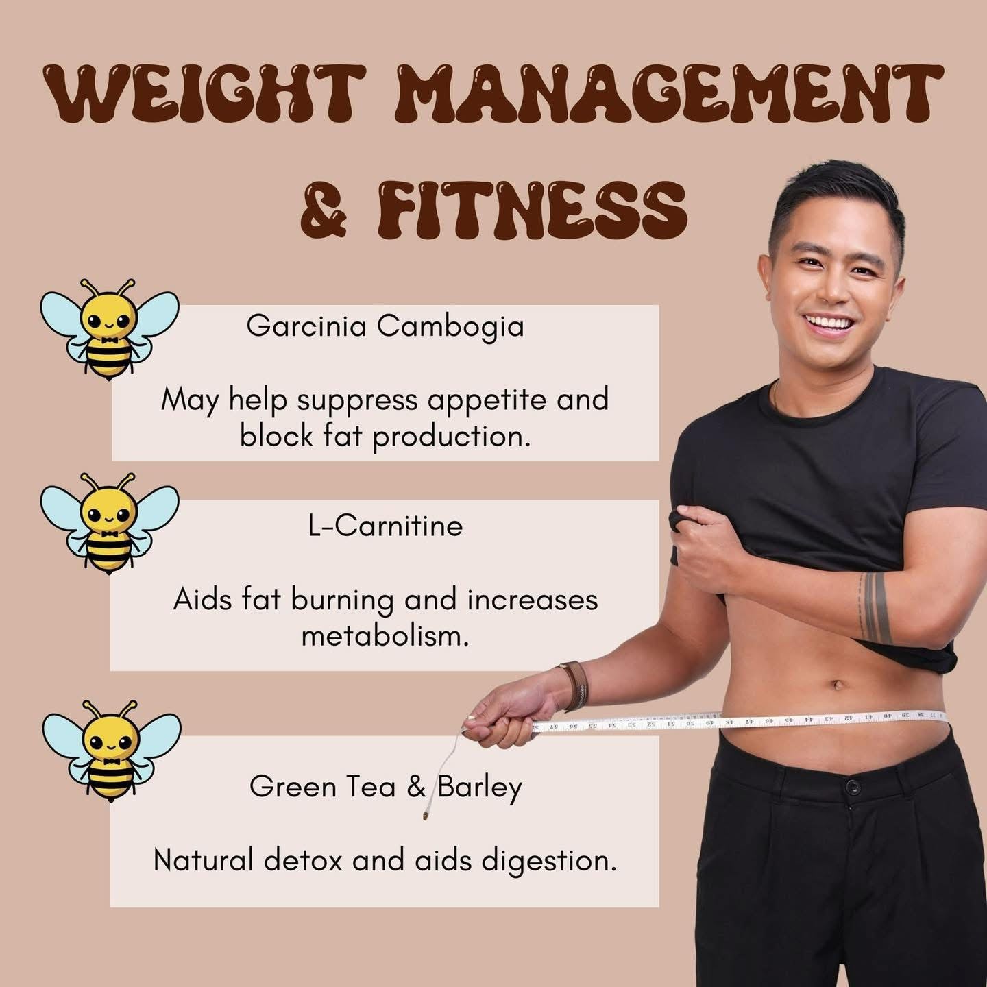 Hubbybee Fit 16-in-1 Wellness Coffee Mix - 18g x 10 Sachet